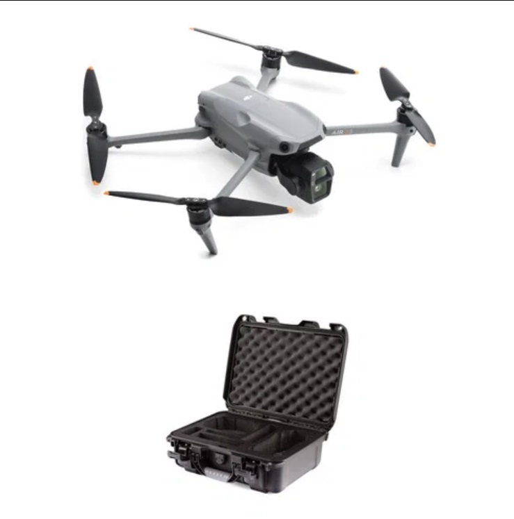 DJI Air 3S Drone with RC 2 Fly More Combo & Nanuk 920 Case Kit
