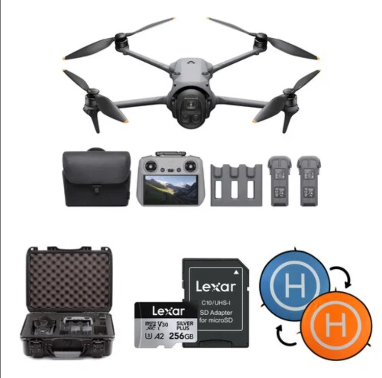 DJI Mavic 4 Pro Drone with Fly More Combo & Travel Accessory Kit