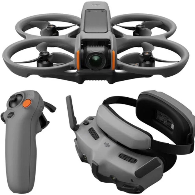 DJI Avata 2 FPV Drone with Goggles 3 & 1-Battery Fly More Combo