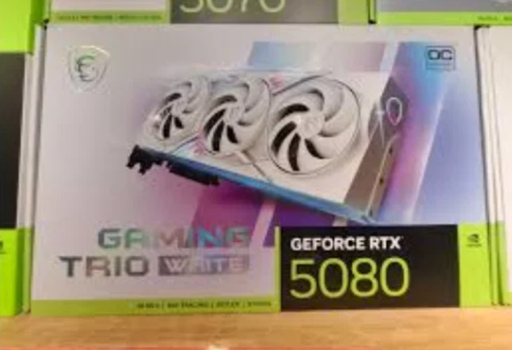 MSI GeForce RTX 5080 GAMING TRIO OC WHITE