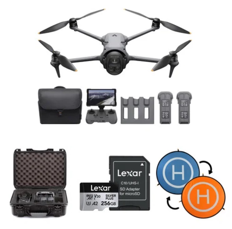 DJI Mavic 4 Pro Drone with 512GB Creator Combo & Travel Accessory Kit