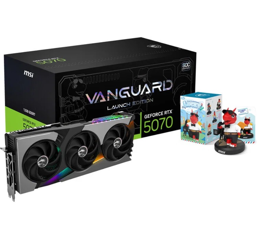 MSI GeForce RTX 5070 VANGUARD SOC LAUNCH EDITION