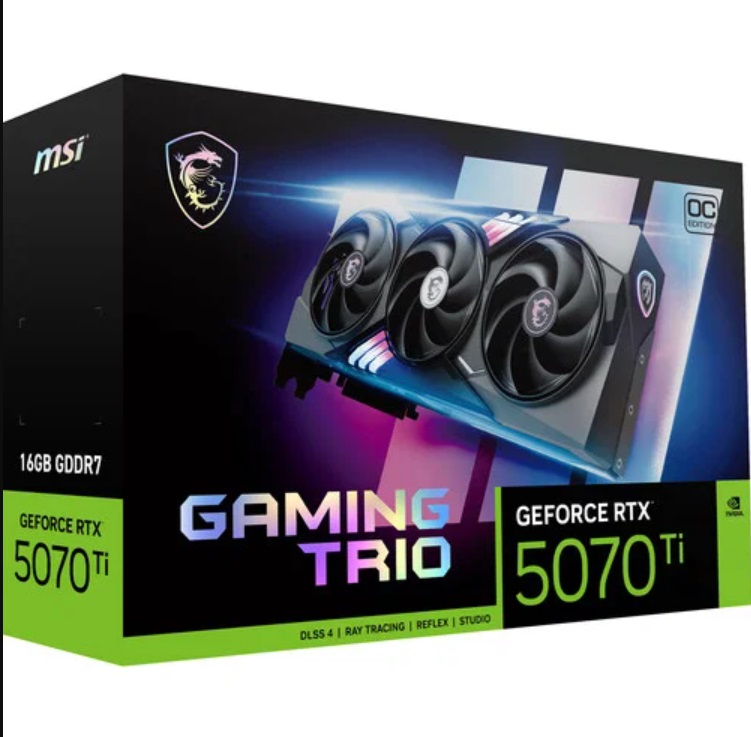 MSI GeForce RTX 5070 Ti 16G GAMING TRIO OC