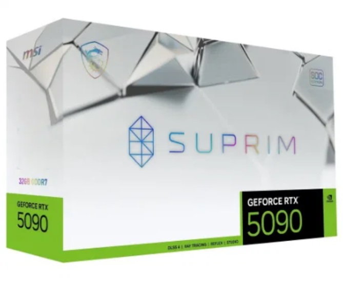 MSI GeForce RTX 5090 SUPRIM SOC