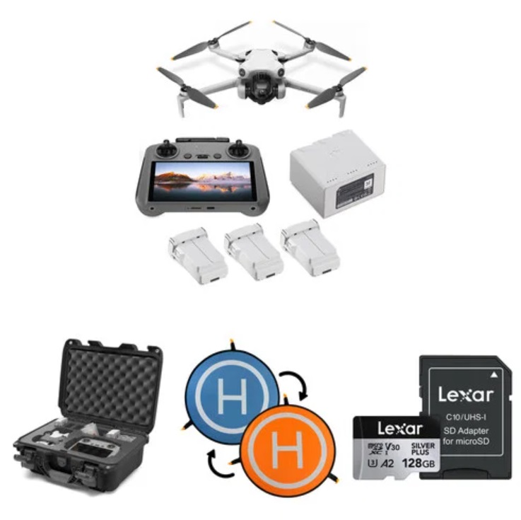 DJI Mini 4 Pro Drone with RC 2 & Travel Case Kit